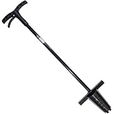 Bulb Planter Long Handle 39" Garden Tool - Walden Perfect Planter with Foot Bar for Tulips, Daffodils, Flowers - Heavy Duty Steel Bulb Transplanter Digger with Depth Markers, No Bending