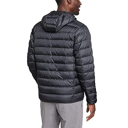 Eddie Bauer Men's CirrusLite Down Hooded Jacket, Dark Smoke, Medium