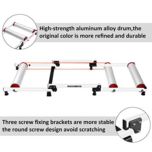 ROCKBROS Bike Rollers Adjustable Bike Trainer Stand Foldable Indoor