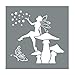 Decoart Americana Decor Stencil 8x8 Fairies, 1 Count (Pack of 1)