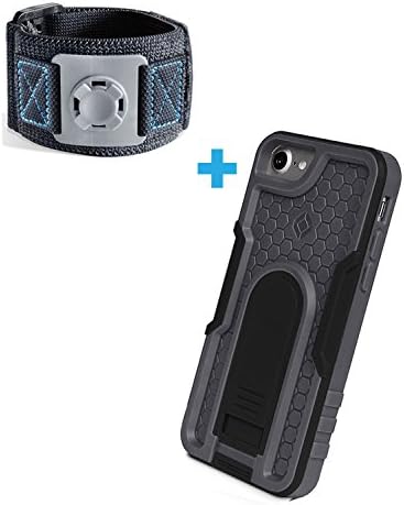 iPhone 7 Ultimate Running Gear KIT. XGuard Sports Armband Running Kit includes Adjustable Exercise Band and Shock Resistant iPhone 7 Case. Fully adjustable unisex armband.