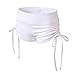 FIRM ABS Women's High Wasit Activewear Exercise Gym Volleyball Shorts White XL