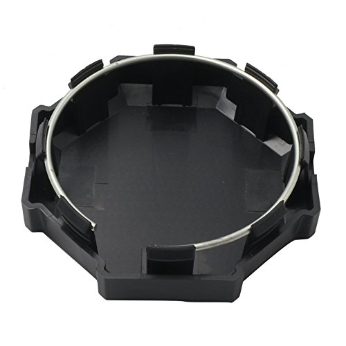 CPOWACE Pack 4 Wheel Tire Rim Hub Cap Cover For Polaris RZR 900 100 XP 4 1522216-655 (Black)