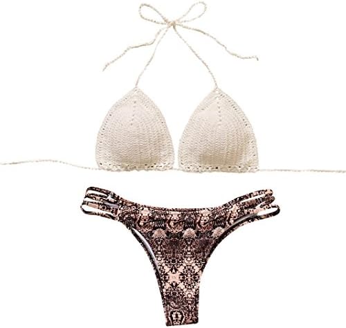 Beach Swimwear,MEIbax Summer Women's Sexy Bikini Bohemian Swimsuit Knitting Swimwear Set