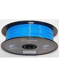 Filamento de la impresora 3d Lago Azul PLA 3d de 1,75 mm   1 kg Carrete (2.2 libras)   Precisión dimensional +   0,03 mm