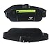 woogwin Running Belt Waist Pack Water Resistant Travel Runners Belt Fanny Pack for Fitness: Outdoors Running, Cycling, Hiking, Climbing with Adjustable Running Elastic Belt, Fit for Phones