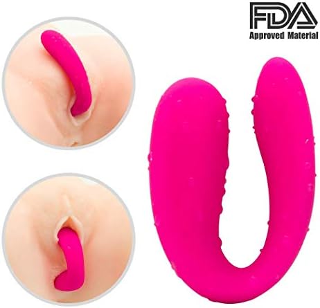 U Shape Couple Love Stimulation Wireless Toy with Strong Patterns Handsfree USB Waterproof Mass-AGER Wand for Sore Back Foot Neck Leg Whole Body Muscle Remote Control