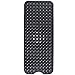 Yimobra Original Bath Tub Shower Mat Extra Long 16 x 40 Inches, Non-Slip with Drain Holes, Suction Cups, Machine Washable, Phthalate Free, Latex Free, BPA Free, Bathroom Mats, Black primary