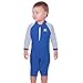 Fiji Sun Protective UPF 50+ Baby Swimsuit by Nozone in Royal/Titanium, 12-18 months