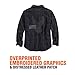 Harley-Davidson Official Men's Over-Dyed Plaid Slim Fit Shirt, Plaid/Black