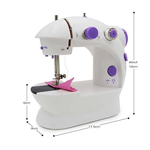 Portable Sewing, Amado Portable Sewing Double Speed Mini Sewing Machine