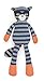 Organic Farm Buddies Apple Park Robbie Raccoon Plush Baby Toy for Newborns, Infants, Toddlers - Hypoallergenic, 100% Organic Cotton