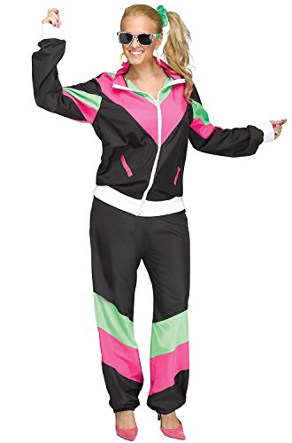 Women's 80's Track Suit Costume