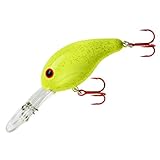 Bandit 3D47 300 Crankbait 8-12-Feet, 1/4-Ounce, Chartreuse Sparkle