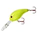 Bandit 3D47 300 Crankbait 8-12-Feet, 1/4-Ounce, Chartreuse Sparkle