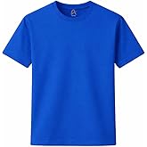 Women’s 100% Cotton T-Shirt, Crew Neck Soft Premium Regular Fit Tee, Plain Short Sleeve Comfort Fit Tees for Women