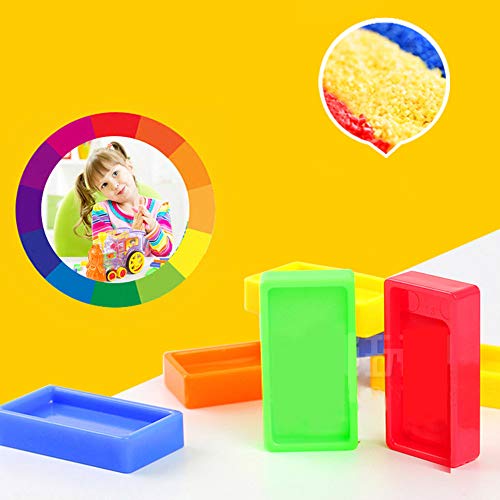 ADSRO Children's Intelligence Domino Electric Train, Rally Electric Train and Sound and Light Automatic Chess Educational Engineering Toy Set Suitable for Boys and Girls Aged 3 and Over