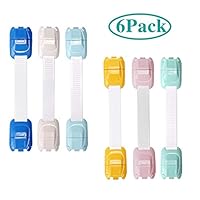 Child Safety Cabinet Locks Baby & Child Proof Drawers,Cupboard,Oven, Toilet Seat,Cupboard,Fridge,Closet Seat,Door,Window and More Multi-Purpose Use-No Needing Tools Drilling(6 Pack)