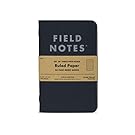 Pitch Black Ruled Memo Book 3-Pack (3-1/2" × 5-1/2")