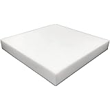 Foamma 2" x 24" x 24" High Density Upholstery Foam Padding, Thick-Custom Pillow, Chair, and Couch Cushion Replacement Foam, C