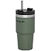 Stanley Adventure Reusable Vacuum Quencher Tumbler with Straw, Leak Proof Lid, Insulated Cup, Maintains Heat for 4 Hours, Cold for 5 Hours, and Ice for 30 Hours - 20oz