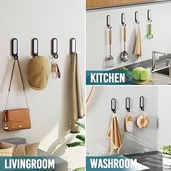 TAILI No Damage Wall Hooks for Hanging with