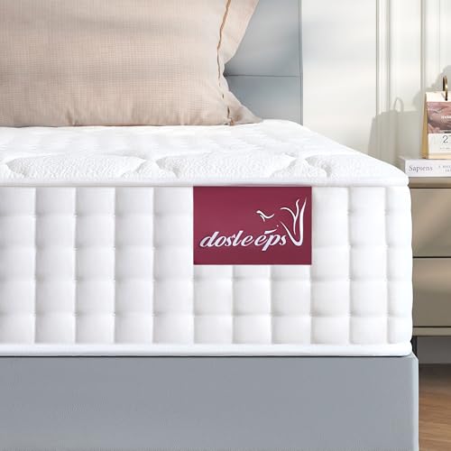 dosleeps Single Mattress 3FT | 10.6" Extra Thick Memory Foam & Pocket Sprung | 9-Zone Orthopedic Support, Breathable Cover, Motion Isolation,Medium Firm,Edge Support 90x190x27cm