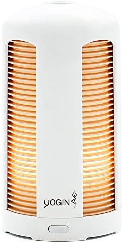 Yogin Essential Oil Diffuser, 100ml Aromatherapy Diffuser Ultrasonic Cool Mist Aroma Humidifier with Adjustable Mist Mode, Waterless Auto Shut-Off, Warm Light