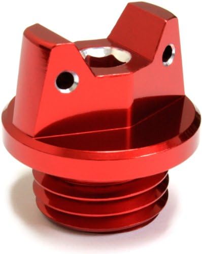 MotoSculpt Oil Fill Cap Plug (RED) for Kawasaki KX60 KX65 KX80 KX85 KX100