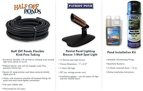 Half Off Ponds Savio Signature 3000 With Uv Complete Water Garden And Pond Kit With 15 X 20 Foot Epdm Rubber Liner