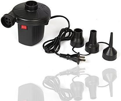 HXSM Portable Electric Air Pump for Inflatables - Quick-Fill Rechargeable Air Pump, 110-220 Volt,