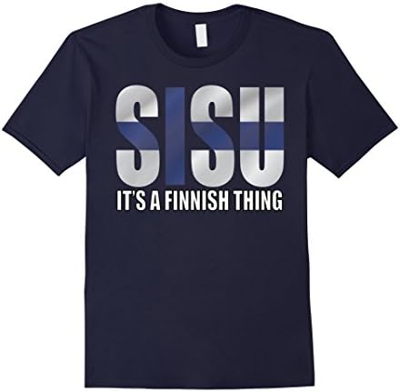 Men's Sisu - It's A Finnish Thing - Finn T-Shirt Small Navy