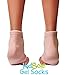 KidSole RX Gel Sports Sock for Kids with heel sensitivity from Severs Disease, Plantar Fasciitis. US Kid's Sizes 2-7 (Pink)