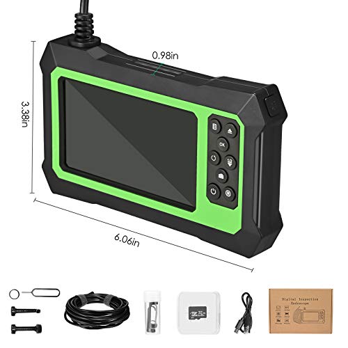 S SMAUTOP Industrieendoskop 1080P HD-Endoskopkamera mit Zwei Objektiven Doppelkameraendoskop mit 8 einstellbaren LED… – Bild 3