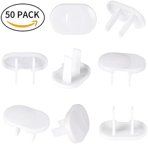 50 Count Outlet Plug Covers,XIANCAIDAN Child Proofing Electrical Outlet Safety Covers,Durable Baby Proofing Electric Protector Safety Caps For Toddlers
