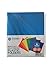 STEMSFX 6 Pack Heavy Duty Plastic 2 Pocket Folder Hole Punched (Assorted Colors) for Letter Size Papers, Includes Business Card Slot