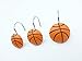 Doupoo Home Decorative Basketball Shower Curtain Hooks Set of 12 (Baskerball) 11