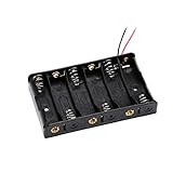 1pcs 6 x AA Battery 1.5V Holder Case Box Black