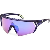 adidas Óculos de sol Sport SP 0063 02U preto fosco/espelhado
