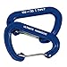 Ultimate Hammocks Wiregate Carabiner (Set Of 2) - Mini Aluminum Lightweight Biners - For Hammock Tree Straps - 20KN Rating