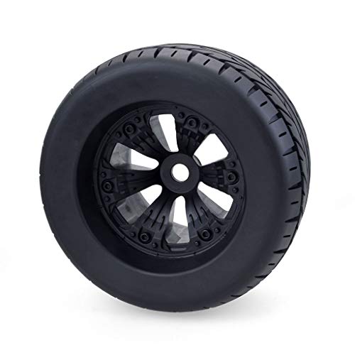 Cuasting 4 StüCk 165Mm Felge und Reifen für 1/8 LKW HSP HPI E-MAXX E-Revo ZD Racing RC Auto Zubeh?R – Bild 6