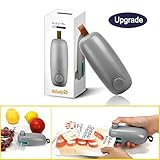 ColorGo Potato Chip Bag Sealer, Handheld Mini Heat Resealer Machine For Plastic Food Storage Gray [Upgrade Version & Patent Protect]