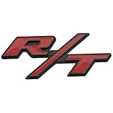 Moonet RT R/T Fender Door Emblem Decal Badge Sticker Dodge Charger Challenger Dodge Car Sticker Alloy metal 10.5 * 3.5 cm