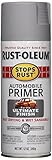 Rust-Oleum 2081830 Stops Rust Automotive Primer Spray Paint, 12 oz, Flat Light Gray