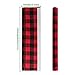 LimBridge Christmas Refrigerator Door Handle Cover, for Double Door Fridge Kitchen Microwave Dishwasher Handle Decorations，Buffalo Plaid Red and Black, Two Sizes, 8p