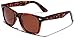 Retro Rewind Polarized Sunglasses for Men and Women - UV Protection Classic Mens Womens Sun Glasses - Cool Vintage 80s Shades