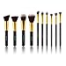 Refand Makeup Brush Set, Face Brush Synthetic Kabuki Cosmetics Foundation Powder Concealers Blending Eye Shadows Brushes Kit 10 PCs