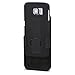 Aduro Galaxy S6 Case, Shell & Holster Combo Case Super Slim Shell Case w/Built-in Kickstand + Swivel Belt Clip Holster for Samsung Galaxy S6
