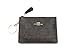 COACH F16107 Mini Skinny ID Badge Key Ring CASE Brown/Black