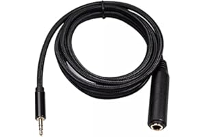 1/4 6.35mm to 1/8 3.5mm Audio Cable Piano Male to Female Headphone Jack Stereo Adapter Cord for Amplifiers Guitar Keyboard Pr
